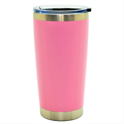 500550- PINK 20OZ STAINLESS STEEL TUMBLER